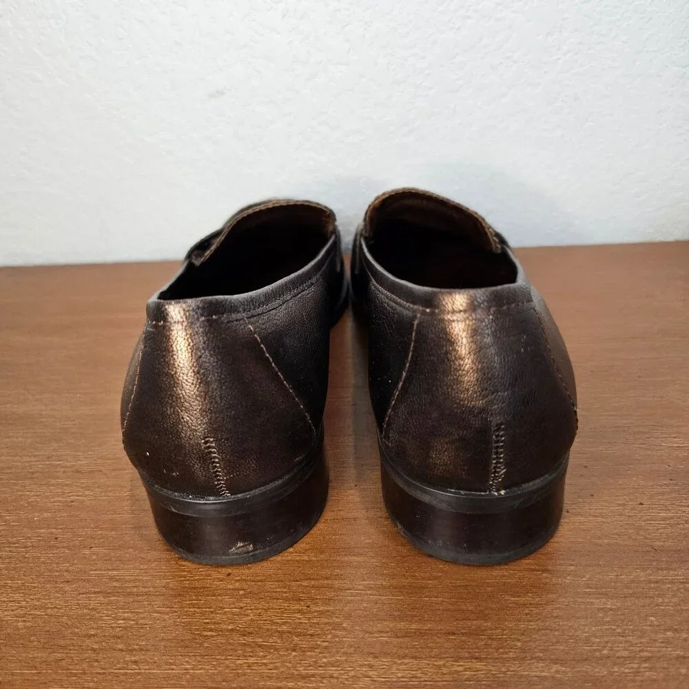 Men's Franco Sarto‎ Dress Shoe Loafer Black Size 10